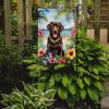 Chocolate Labrador Retriever Luau Garden Flag Mailbox Flag Decorative Yard Flag Banner Outside Patio Artwork Yard Flower Beds, Garden Size, Multicolor