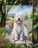Komondor Spring Path Garden Flag Mailbox Flag Decorative Yard Flag Banner Outside Patio Artwork Yard Flower Beds, Garden Size, Multicolor