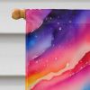 Dianthus in Color House Flag Large Porch Sleeve Pole Decorative Outside Yard Banner Artwork Wall Hanging, Polyester, House Size, Multicolor