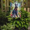 Kerry Blue Terrier Luau Garden Flag Mailbox Flag Decorative Yard Flag Banner Outside Patio Artwork Yard Flower Beds, Garden Size, Multicolor
