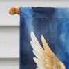 Golden Retriever My Angel House Flag Large Porch Sleeve Pole Decorative Outside Yard Banner Artwork Wall Hanging, Polyester, House Size, Multicolor