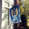 Puli My Angel House Flag Large Porch Sleeve Pole Decorative Outside Yard Banner Artwork Wall Hanging, Polyester, House Size, Multicolor