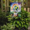 Kuvasz St Patrick's Day Garden Flag Mailbox Flag Decorative Yard Flag Banner Outside Patio Artwork Yard Flower Beds, Garden Size, Multicolor