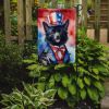 Schipperke Patriotic American Garden Flag Mailbox Flag Decorative Yard Flag Banner Outside Patio Artwork Yard Flower Beds, Garden Size, Multicolor