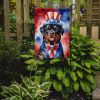 Rottweiler Patriotic American Garden Flag Mailbox Flag Decorative Yard Flag Banner Outside Patio Artwork Yard Flower Beds, Garden Size, Multicolor