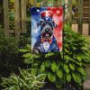 Kerry Blue Terrier Patriotic American Garden Flag Mailbox Flag Decorative Yard Flag Banner Outside Patio Artwork Yard Flower Beds, Garden Size