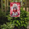 Komondor My Valentine Garden Flag Mailbox Flag Decorative Yard Flag Banner Outside Patio Artwork Yard Flower Beds, Garden Size, Multicolor