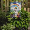 Great Pyrenees St Patrick's Day Garden Flag Mailbox Flag Decorative Yard Flag Banner Outside Patio Artwork Yard Flower Beds, Garden Size, Multicolor