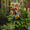 Dogue de Bordeaux in Sunflowers Garden Flag Mailbox Flag Decorative Yard Flag Banner Outside Patio Artwork Yard Flower Beds, Garden Size, Multicolor