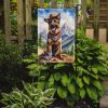 German Shepherd Cowboy Welcome Garden Flag Mailbox Flag Decorative Yard Flag Banner Outside Patio Artwork Yard Flower Beds, Garden Size, Multicolor
