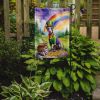 American Hairless Terrier St Patrick's Day Garden Flag Mailbox Flag Decorative Yard Flag Banner Outside Patio Artwork Yard Flower Beds, Garden Size