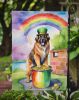 Leonberger St Patrick's Day Garden Flag Mailbox Flag Decorative Yard Flag Banner Outside Patio Artwork Yard Flower Beds, Garden Size, Multicolor