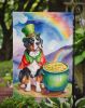 Greater Swiss Mountain Dog St Patrick's Day Garden Flag Mailbox Flag Decorative Yard Flag Banner Outside Patio Artwork Yard Flower Beds, Garden Size