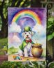 Sealyham Terrier St Patrick's Day Garden Flag Mailbox Flag Decorative Yard Flag Banner Outside Patio Artwork Yard Flower Beds, Garden Size, Multicolor