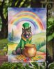 Belgian Tervuren St Patrick's Day Garden Flag Mailbox Flag Decorative Yard Flag Banner Outside Patio Artwork Yard Flower Beds, Garden Size, Multicolor