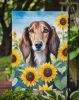 Saluki in Sunflowers Garden Flag Mailbox Flag Decorative Yard Flag Banner Outside Patio Artwork Yard Flower Beds, Garden Size, Multicolor