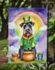 Kerry Blue Terrier St Patrick's Day Garden Flag Mailbox Flag Decorative Yard Flag Banner Outside Patio Artwork Yard Flower Beds, Garden Size