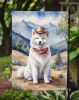 Samoyed Cowboy Welcome Garden Flag Mailbox Flag Decorative Yard Flag Banner Outside Patio Artwork Yard Flower Beds, Garden Size, Multicolor