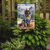 Leonberger Cowboy Welcome Garden Flag Mailbox Flag Decorative Yard Flag Banner Outside Patio Artwork Yard Flower Beds, Garden Size, Multicolor
