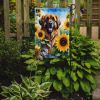 Leonberger in Sunflowers Garden Flag Mailbox Flag Decorative Yard Flag Banner Outside Patio Artwork Yard Flower Beds, Garden Size, Multicolor