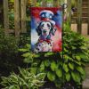 Dalmatian Patriotic American Garden Flag Mailbox Flag Decorative Yard Flag Banner Outside Patio Artwork Yard Flower Beds, Garden Size, Multicolor