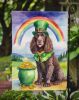 American Water Spaniel St Patrick's Day Garden Flag Mailbox Flag Decorative Yard Flag Banner Outside Patio Artwork Yard Flower Beds, Garden Size