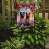 Skye Terrier Two Hearts Garden Flag Mailbox Flag Decorative Yard Flag Banner Outside Patio Artwork Yard Flower Beds, Garden Size, Multicolor