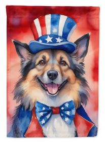 Belgian Tervuren Patriotic American Garden Flag Mailbox Flag Decorative Yard Flag Banner Outside Patio Artwork Yard Flower Beds, Garden Size