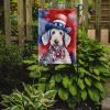 Bedlington Terrier Patriotic American Garden Flag Mailbox Flag Decorative Yard Flag Banner Outside Patio Artwork Yard Flower Beds, Garden Size