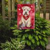 Wheaten Terrier My Valentine Garden Flag Mailbox Flag Decorative Yard Flag Banner Outside Patio Artwork Yard Flower Beds, Garden Size, Multicolor