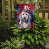 Komondor Patriotic American Garden Flag Mailbox Flag Decorative Yard Flag Banner Outside Patio Artwork Yard Flower Beds, Garden Size, Multicolor
