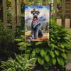 Kerry Blue Terrier Cowboy Welcome Garden Flag Mailbox Flag Decorative Yard Flag Banner Outside Patio Artwork Yard Flower Beds, Garden Size, Multicolor