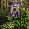 Kerry Blue Terrier King of Mardi Gras Garden Flag Mailbox Flag Decorative Yard Flag Banner Outside Patio Artwork Yard Flower Beds, Garden Size