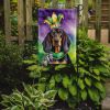 Black and Tan Coonhound King of Mardi Gras Garden Flag Mailbox Flag Decorative Yard Flag Banner Outside Patio Artwork Yard Flower Beds, Garden Size