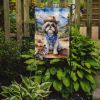 Shih Tzu Cowboy Welcome Garden Flag Mailbox Flag Decorative Yard Flag Banner Outside Patio Artwork Yard Flower Beds, Garden Size, Multicolor