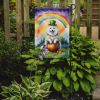 Samoyed St Patrick's Day Garden Flag Mailbox Flag Decorative Yard Flag Banner Outside Patio Artwork Yard Flower Beds, Garden Size, Multicolor