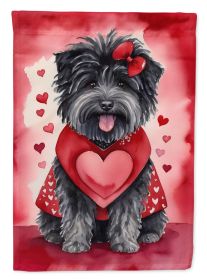 Puli My Valentine Garden Flag Mailbox Flag Decorative Yard Flag Banner Outside Patio Artwork Yard Flower Beds, Garden Size, Multicolor