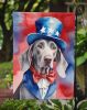 Weimaraner Patriotic American Garden Flag Mailbox Flag Decorative Yard Flag Banner Outside Patio Artwork Yard Flower Beds, Garden Size, Multicolor
