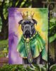 Cane Corso King of Mardi Gras Garden Flag Mailbox Flag Decorative Yard Flag Banner Outside Patio Artwork Yard Flower Beds, Garden Size, Multicolor