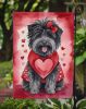Puli My Valentine Garden Flag Mailbox Flag Decorative Yard Flag Banner Outside Patio Artwork Yard Flower Beds, Garden Size, Multicolor