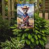 American Hairless Terrier Cowboy Welcome Garden Flag Mailbox Flag Decorative Yard Flag Banner Outside Patio Artwork Yard Flower Beds, Garden Size