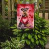 Welsh Terrier My Valentine Garden Flag Mailbox Flag Decorative Yard Flag Banner Outside Patio Artwork Yard Flower Beds, Garden Size, Multicolor