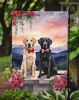 Labrador Retriever Two Hearts Garden Flag Mailbox Flag Decorative Yard Flag Banner Outside Patio Artwork Yard Flower Beds, Garden Size, Multicolor
