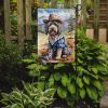 Bergamasco Sheepdog Cowboy Welcome Garden Flag Mailbox Flag Decorative Yard Flag Banner Outside Patio Artwork Yard Flower Beds, Garden Size