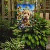 Wheaten Terrier in Sunflowers Garden Flag Mailbox Flag Decorative Yard Flag Banner Outside Patio Artwork Yard Flower Beds, Garden Size, Multicolor