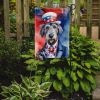 Irish Wolfhound Patriotic American Garden Flag Mailbox Flag Decorative Yard Flag Banner Outside Patio Artwork Yard Flower Beds, Garden Size
