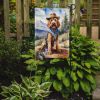 Otterhound Cowboy Welcome Garden Flag Mailbox Flag Decorative Yard Flag Banner Outside Patio Artwork Yard Flower Beds, Garden Size, Multicolor