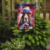 Basset Hound Patriotic American Garden Flag Mailbox Flag Decorative Yard Flag Banner Outside Patio Artwork Yard Flower Beds, Garden Size, Multicolor