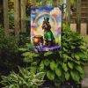 Wirehaired Pointing Griffon St Patrick's Day Garden Flag Mailbox Flag Decorative Yard Flag Banner Outside Patio Artwork Yard Flower Beds, Garden Size