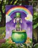 Weimaraner St Patrick's Day Garden Flag Mailbox Flag Decorative Yard Flag Banner Outside Patio Artwork Yard Flower Beds, Garden Size, Multicolor